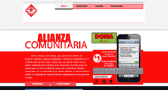 Desktop Screenshot of alianzacomunitaria.org